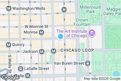 Map image of the property - 25 E Adams St