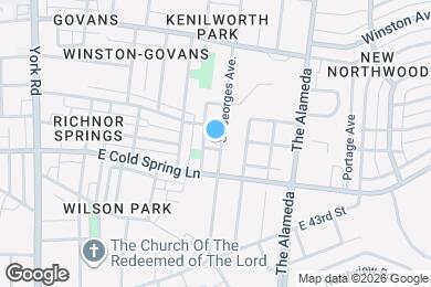 Map image of the property - 4514 Saint Georges Ave