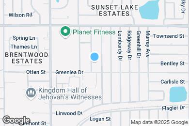 Map image of the property - 1811 East Dr