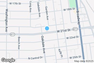 Map image of the property - 504 W 21st St