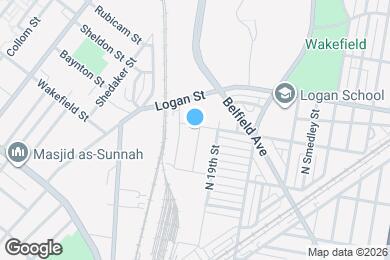 Map image of the property - 1928 W Ruscomb St