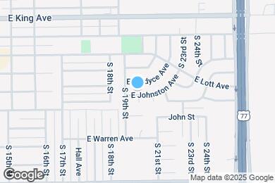 Map image of the property - 1514 E Johnston Ave