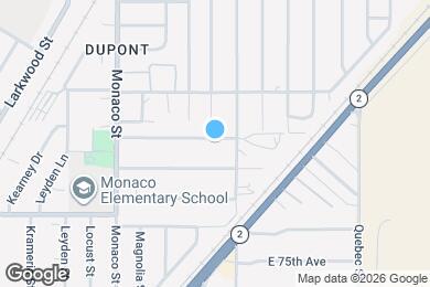 Map image of the property - 6840 E 77th Pl