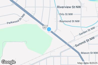 Map image of the property - 1335 Parkman Rd NW