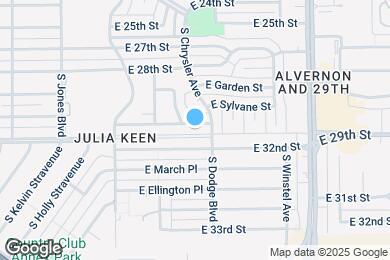 Map image of the property - 3656 E Sylvane St