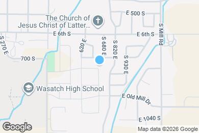 Map image of the property - 767 E 780 S