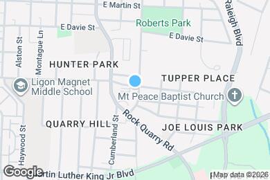Map image of the property - 1226 E Lenoir St