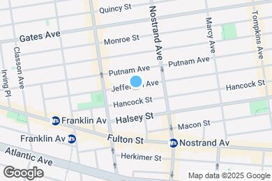 Map image of the property - 142 Jefferson Ave