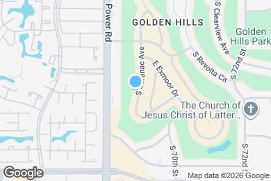 Map image of the property - 848 S Saranac Ave