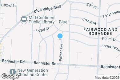 Map image of the property - 9310 Palmer Ave