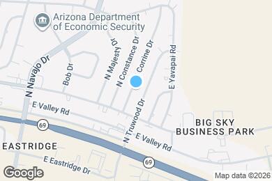 Map image of the property - 3055 N Corrine Dr