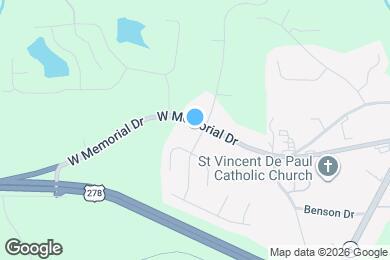 Map image of the property - 100 Ashford Dr