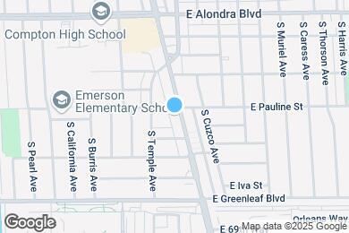 Map image of the property - 1307 S Long Beach Blvd