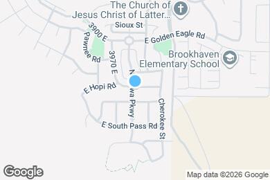 Map image of the property - 4054 E Mohican Dr