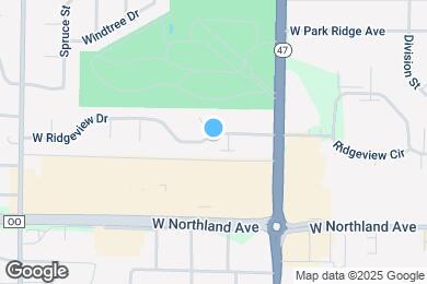 Map image of the property - 803 W Ridgeview Dr