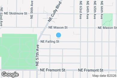 Map image of the property - 6005 NE Failing St