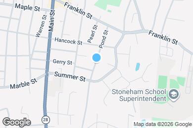 Map image of the property - 32 Pond St