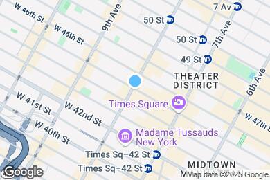 Map image of the property - WEST 45 STREET