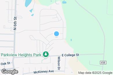 Map image of the property - 1206 Dye Blvd