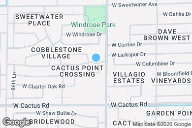 Map image of the property - 12480 N 83rd Dr