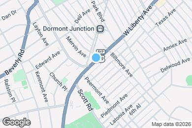 Map image of the property - 3247 W Liberty Ave