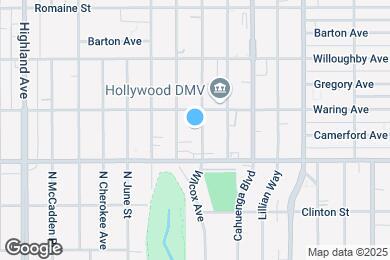 Map image of the property - 741 Wilcox Ave