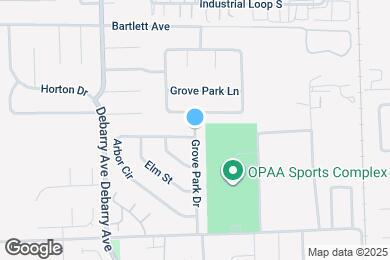 Map image of the property - 1061 Grove Park Dr