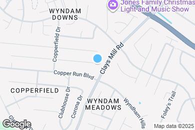 Map image of the property - 1300 Copper Creek Dr