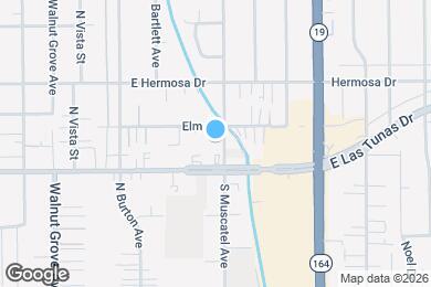 Map image of the property - 121 N Muscatel Ave