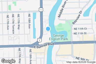 Map image of the property - 1180 N Federal Hwy