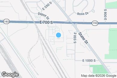 Map image of the property - 490 E 700 S