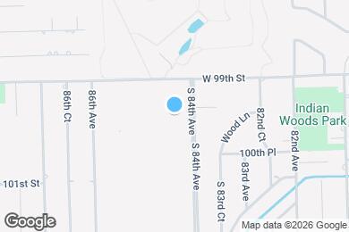 Map image of the property - 9970 S 84th Terrace