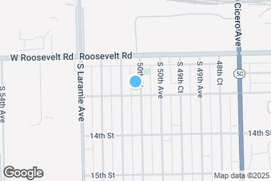 Map image of the property - 1244 50th Ct