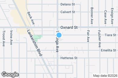 Map image of the property - 5916 Tujunga Ave