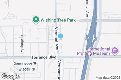 Map image of the property - 20426 S Vermont Ave
