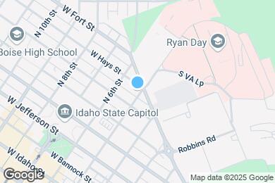 Map image of the property - 501 W Hays St