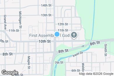 Map image of the property - 1019 Central Ave