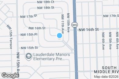 Map image of the property - 1107 NW 15th Ct