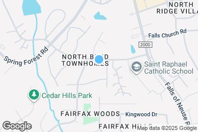 Map image of the property - 1018 N Bend Dr
