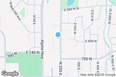 Map image of the property - 807 N 200 E