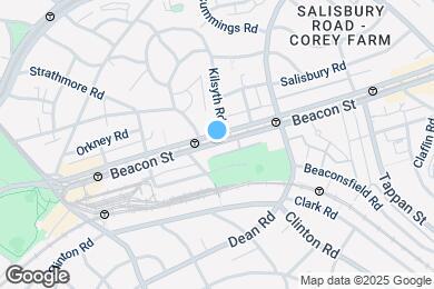 Map image of the property - 1819 Beacon St