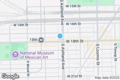 Map image of the property - 1722 S Ashland Ave