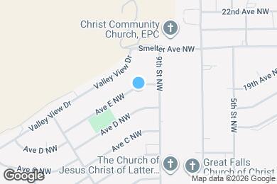 Map image of the property - 916 Ave E NW