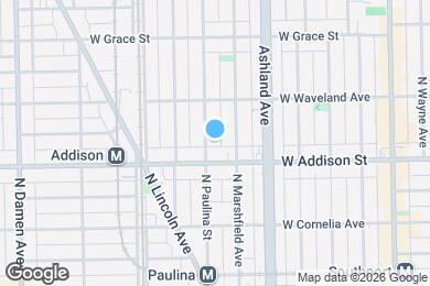 Map image of the property - 3617 N Paulina St