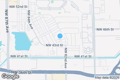 Map image of the property - 8261 NW 44th St