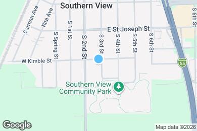 Map image of the property - 3409 S 3rd St
