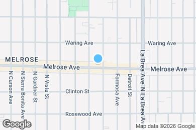 Map image of the property - 7261 1/2 Melrose Ave