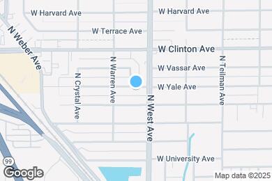 Map image of the property - 1331 W Yale Ave
