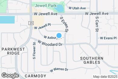 Map image of the property - 8866 W Asbury Dr