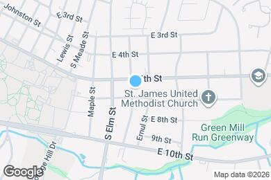 Map image of the property - 503 S Oak St